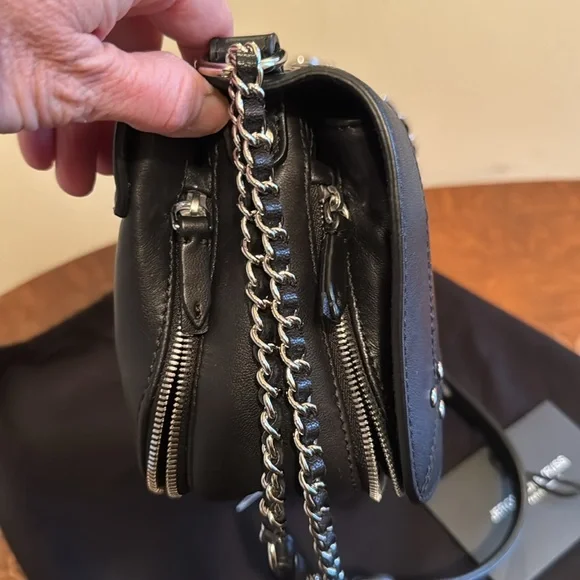 Jerome Dreyfuss Black Lambskin Bobi Bag - Picture 4 of 7